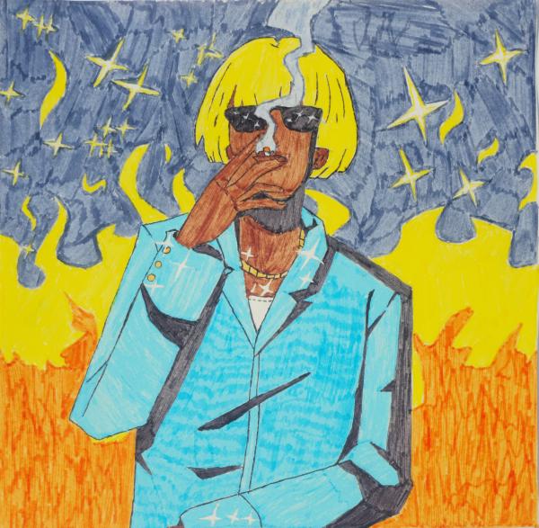 OFWGKTA: IGOR - Marker on paper