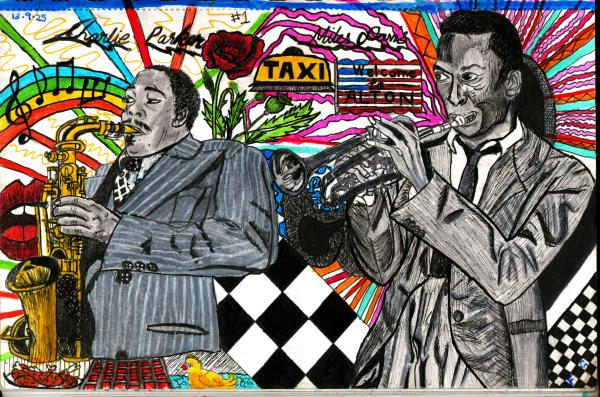 Taxi Driver - Marker on paper